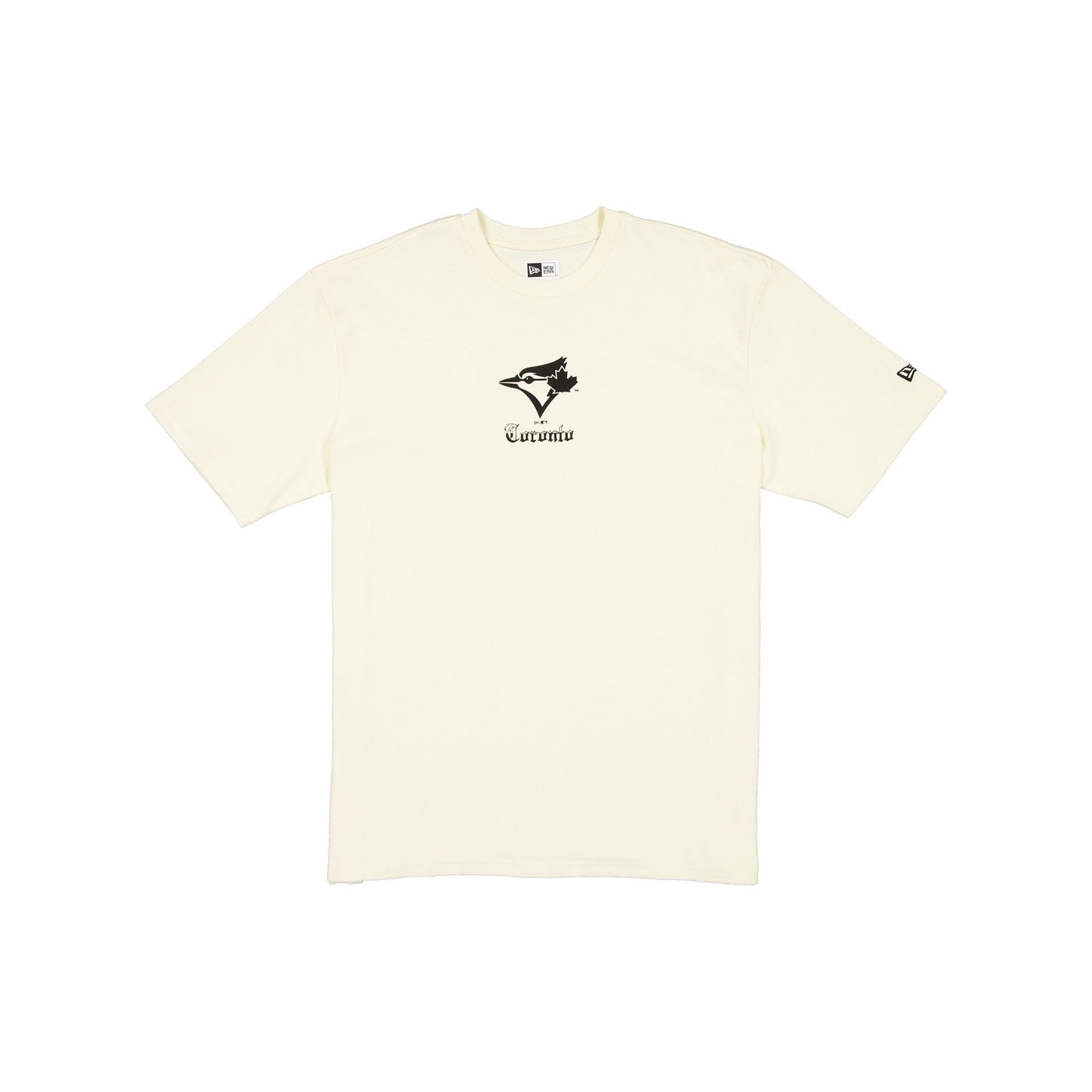Toronto Blue Jays Gothic Lettering Chrome White T-Shirt