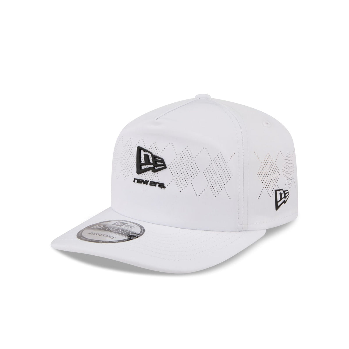 New Era Cap White Argyle 19TWENTY Adjustable Hat