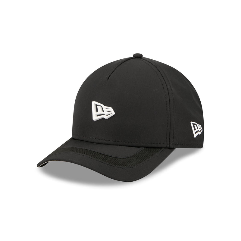New Era Cap Black Stitch Visor 9FORTY M-Crown A-Frame Snapback Hat