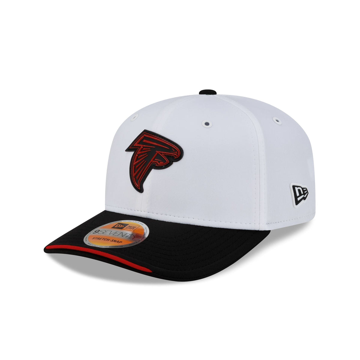 Atlanta Falcons 2026 Sideline White 9SEVENTY Stretch-Snap Hat