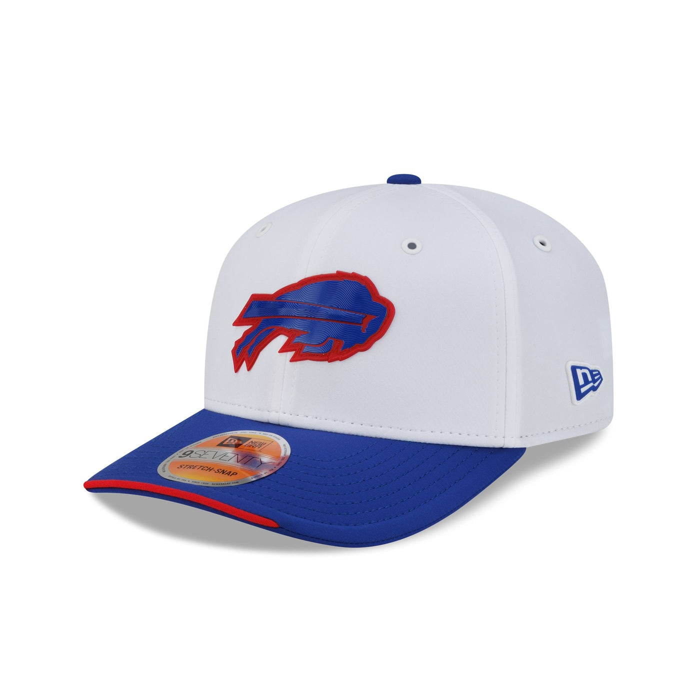 Buffalo Bills 2026 Sideline White 9SEVENTY Stretch-Snap Hat