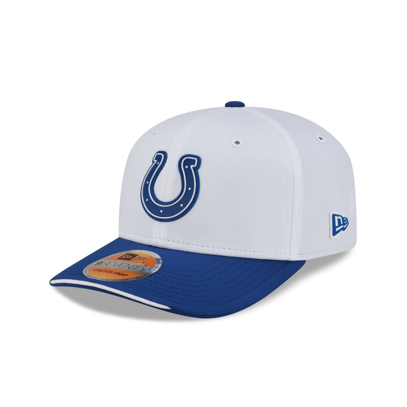 Indianapolis Colts 2026 Sideline White 9SEVENTY Stretch-Snap Hat