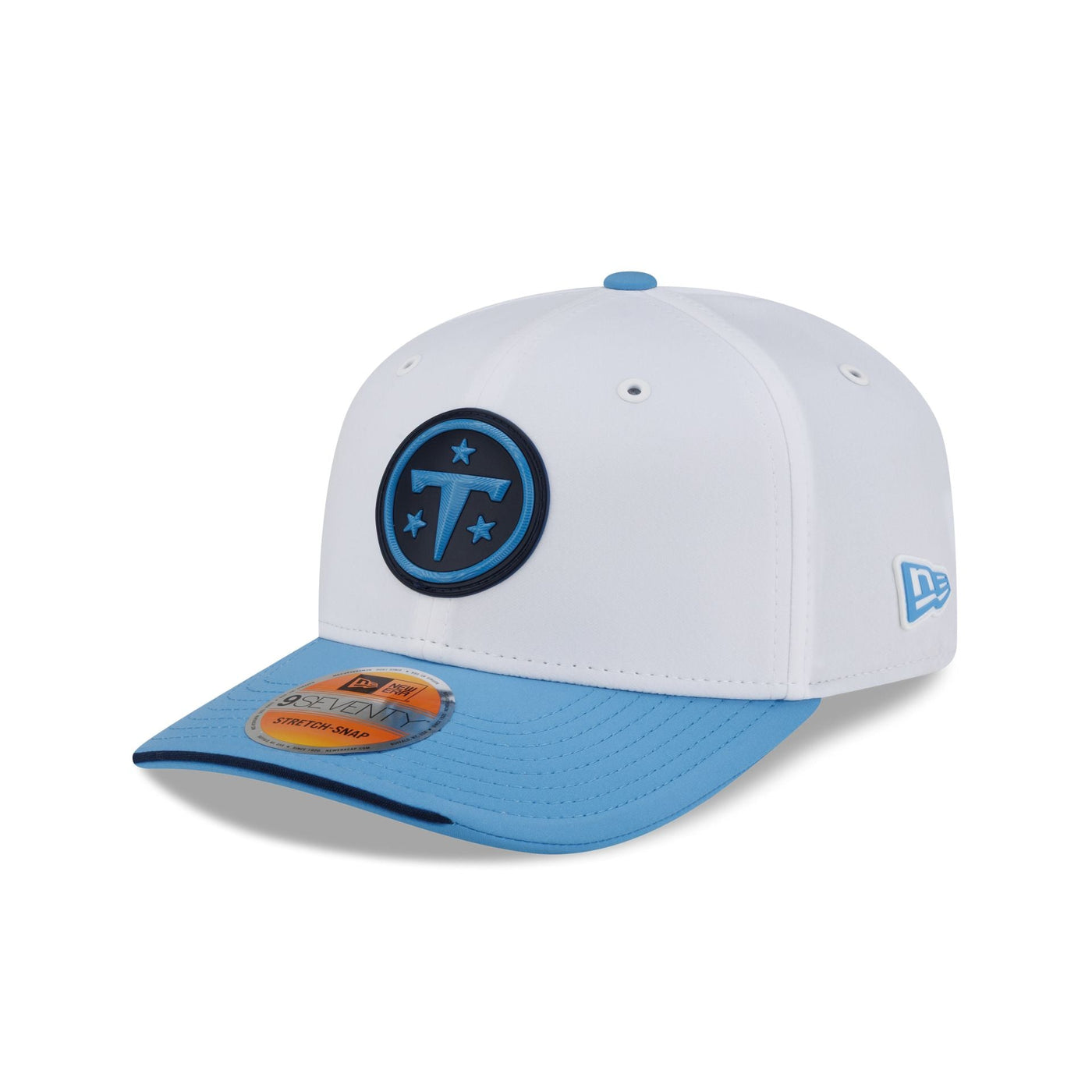 Tennessee Titans 2026 Sideline White 9SEVENTY Stretch-Snap Hat