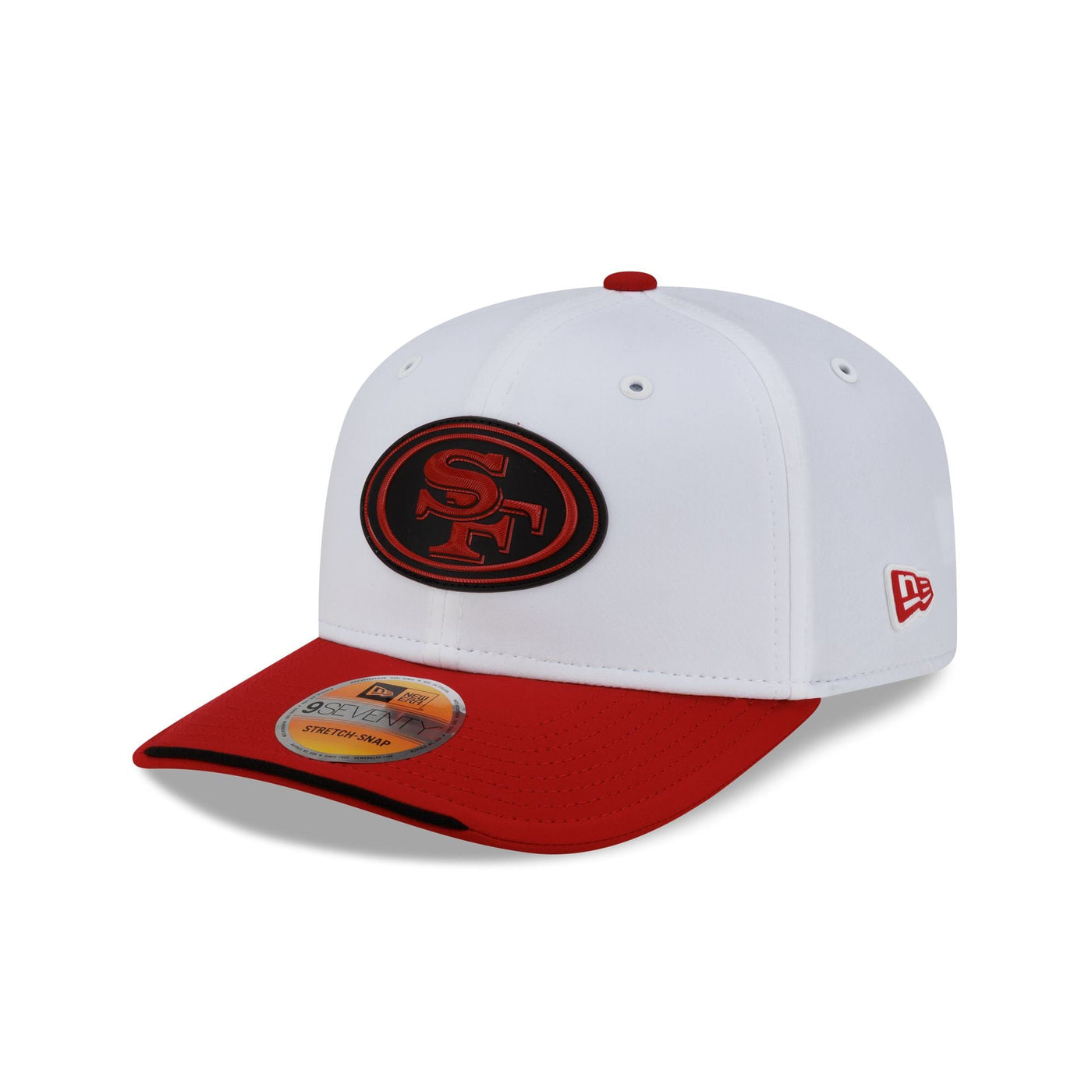 San Francisco 49ers 2026 Sideline White 9SEVENTY Stretch-Snap Hat