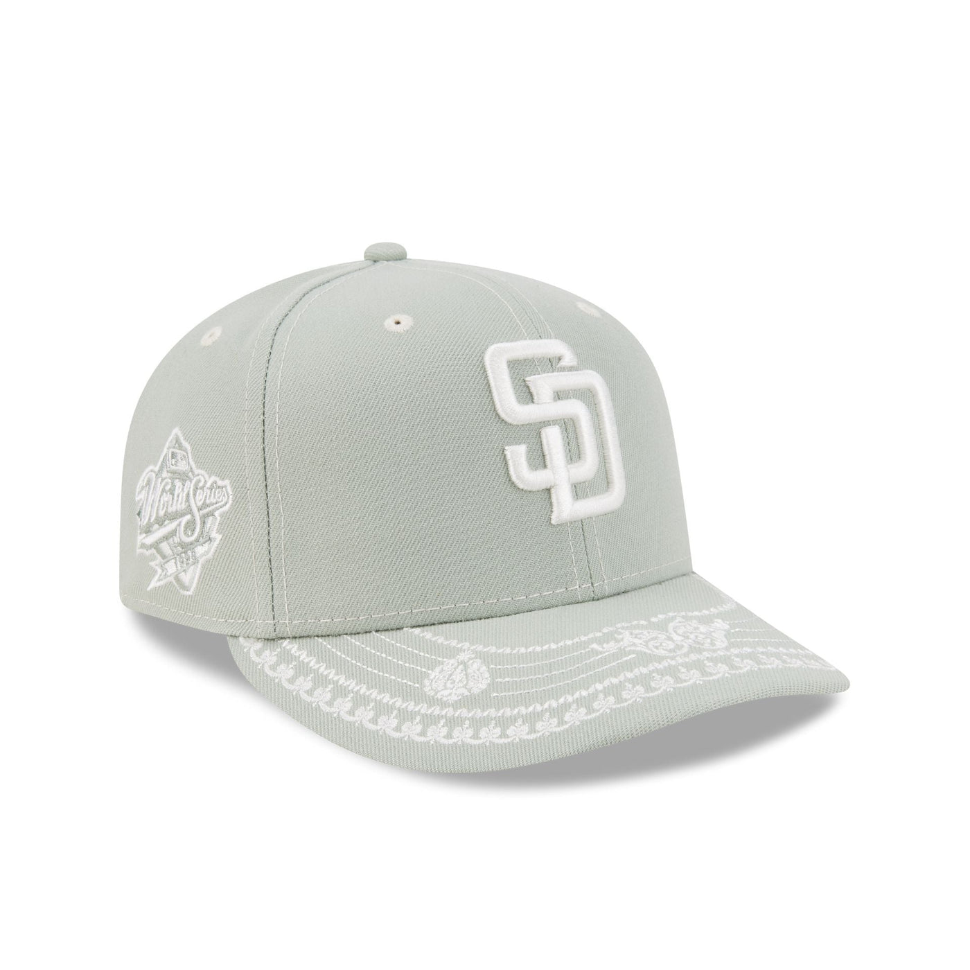 San Diego Padres Everest Green Stitched 59FIFTY Fitted Hat