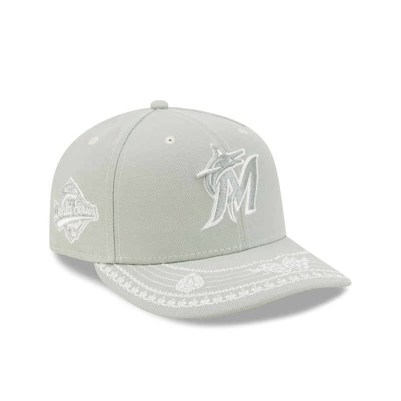Miami Marlins Everest Green Stitched 59FIFTY Fitted Hat