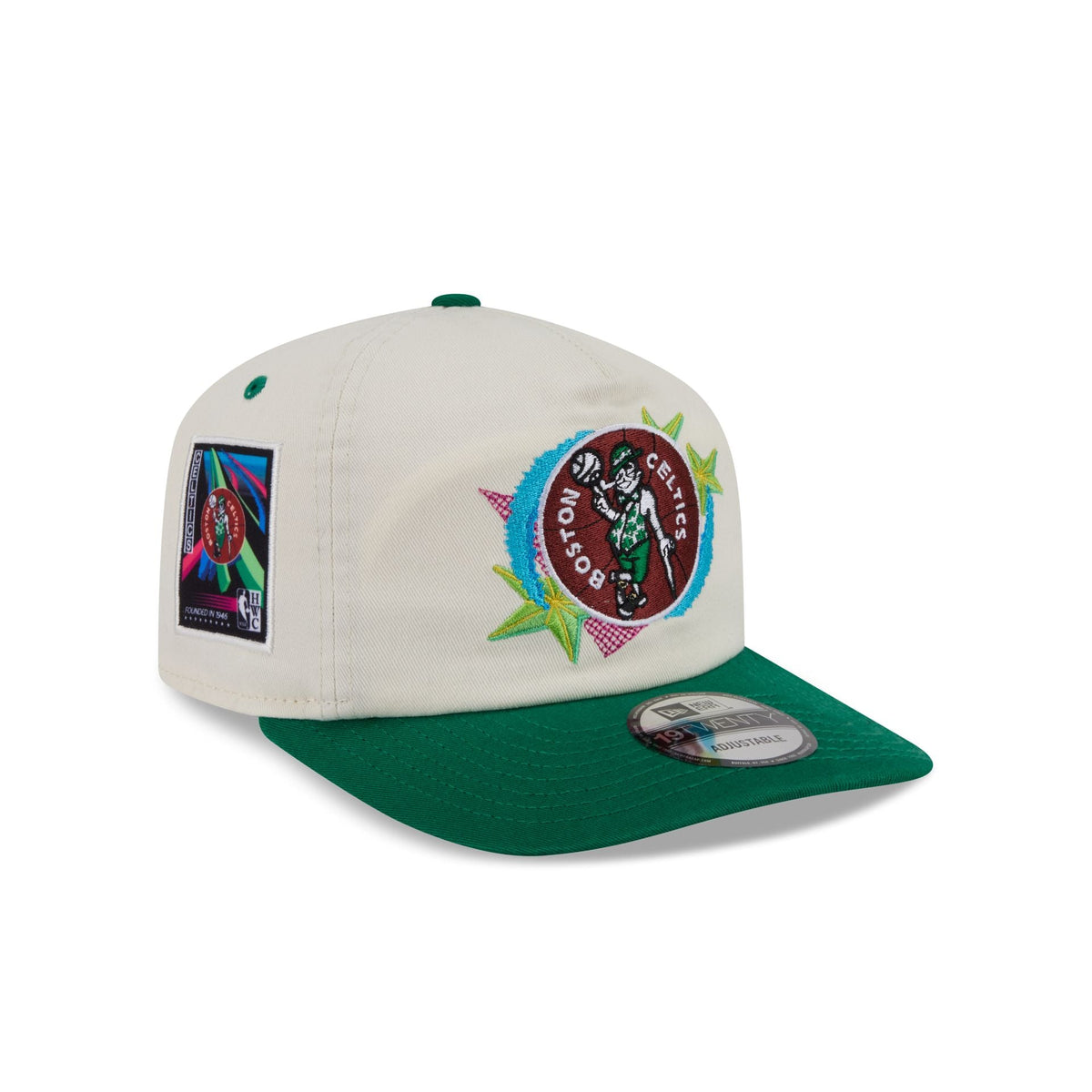 Boston Celtics Hardwood Classics Retro Chrome 19TWENTY Adjustable Hat
