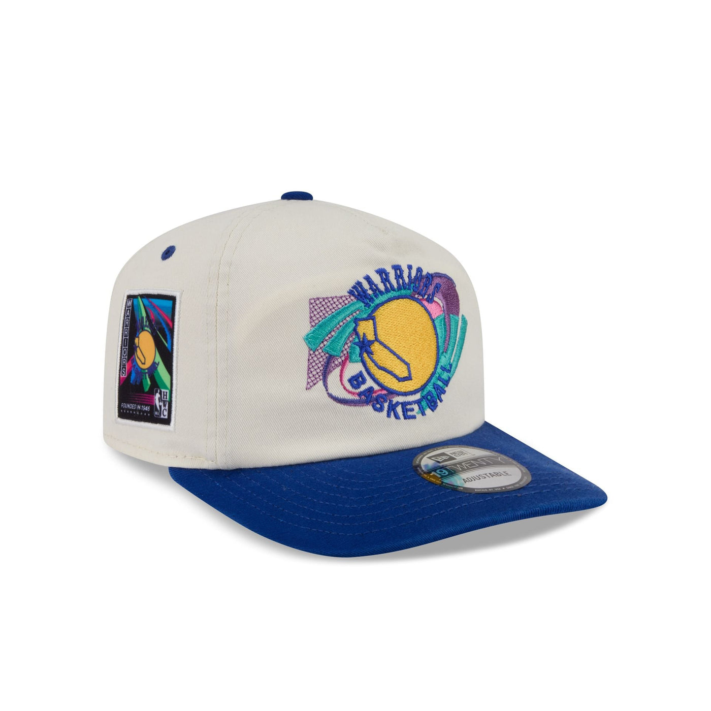 Golden State Warriors Hardwood Classics Retro Chrome 19TWENTY Adjustable Hat
