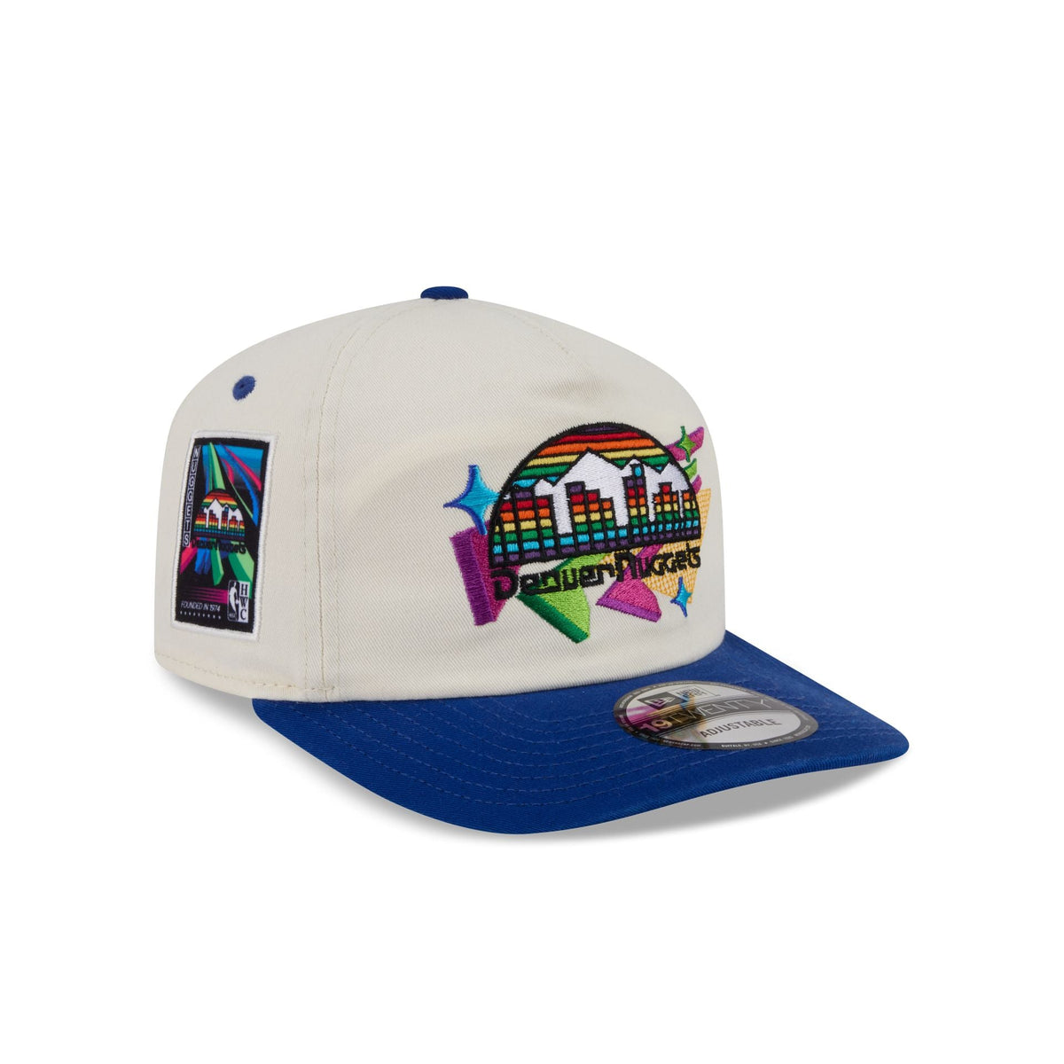 Denver Nuggets Hardwood Classics Retro Chrome 19TWENTY Adjustable Hat