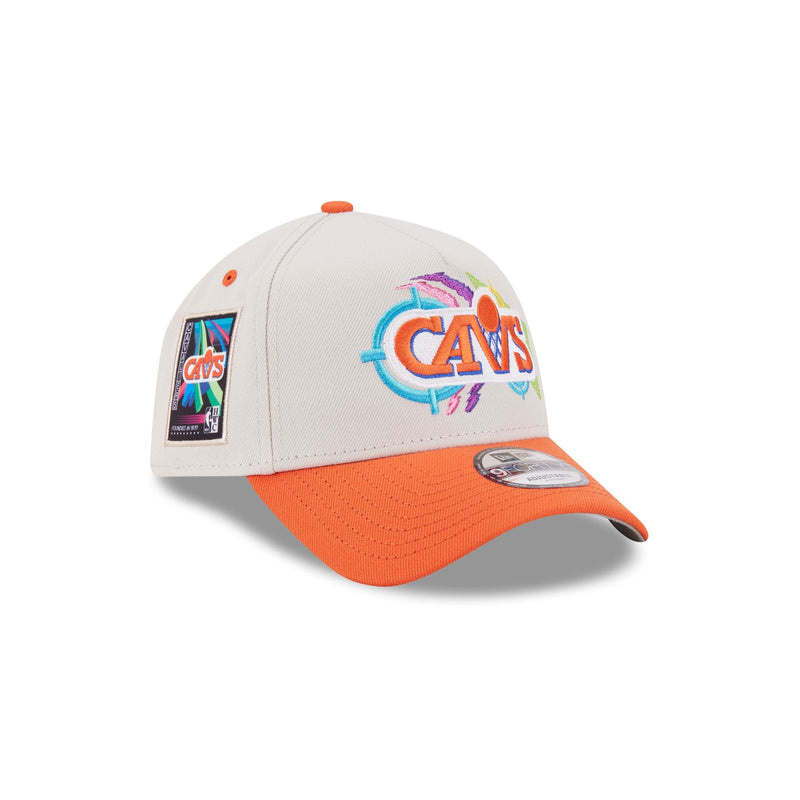 Cleveland Cavaliers Hardwood Classics Retro Stone 9FORTY A-Frame Snapback Hat