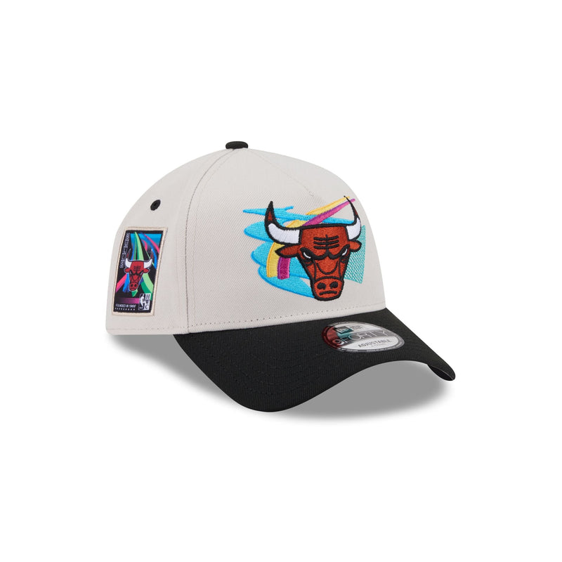 Chicago Bulls Hardwood Classics Retro Stone 9FORTY A-Frame Snapback Hat