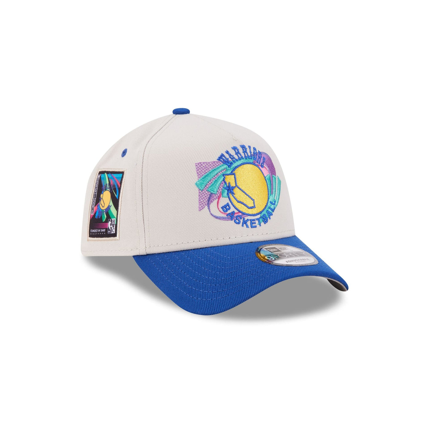 Golden State Warriors Hardwood Classics Retro Stone 9FORTY A-Frame Snapback Hat