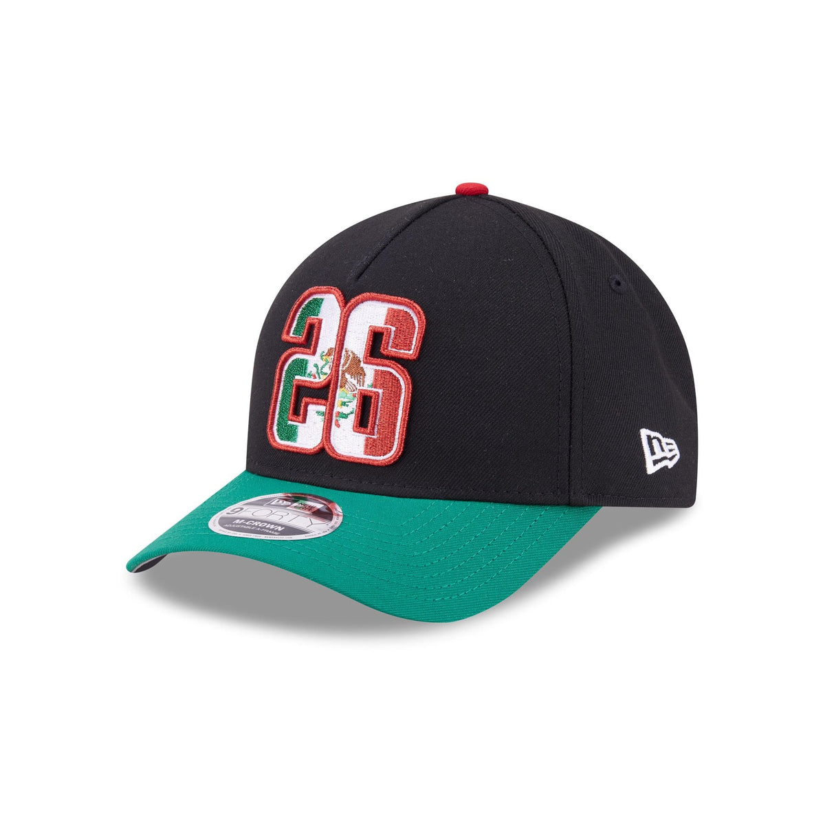New Era Cap 2026 Mexico Soccer Black 9FORTY M-Crown A-Frame Snapback