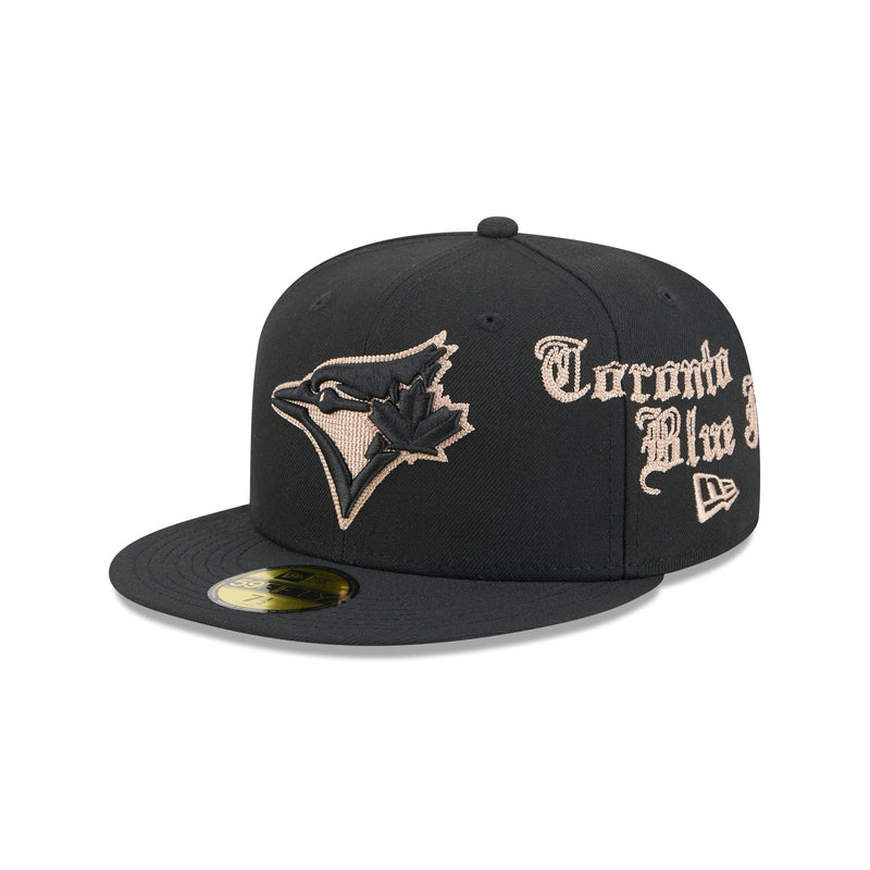 Toronto Blue Jays Gothic Lettering 59FIFTY Fitted Hat