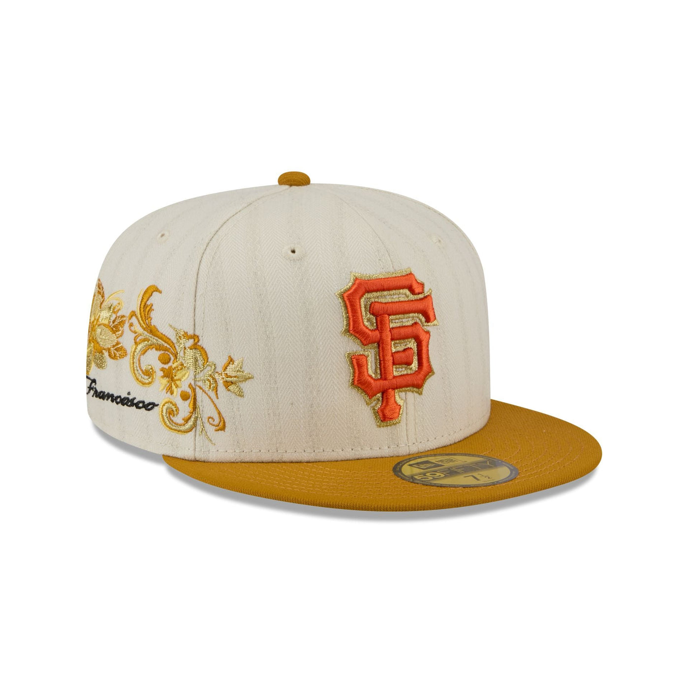 San Francisco Giants Chrome Herringbone 59FIFTY Fitted Hat