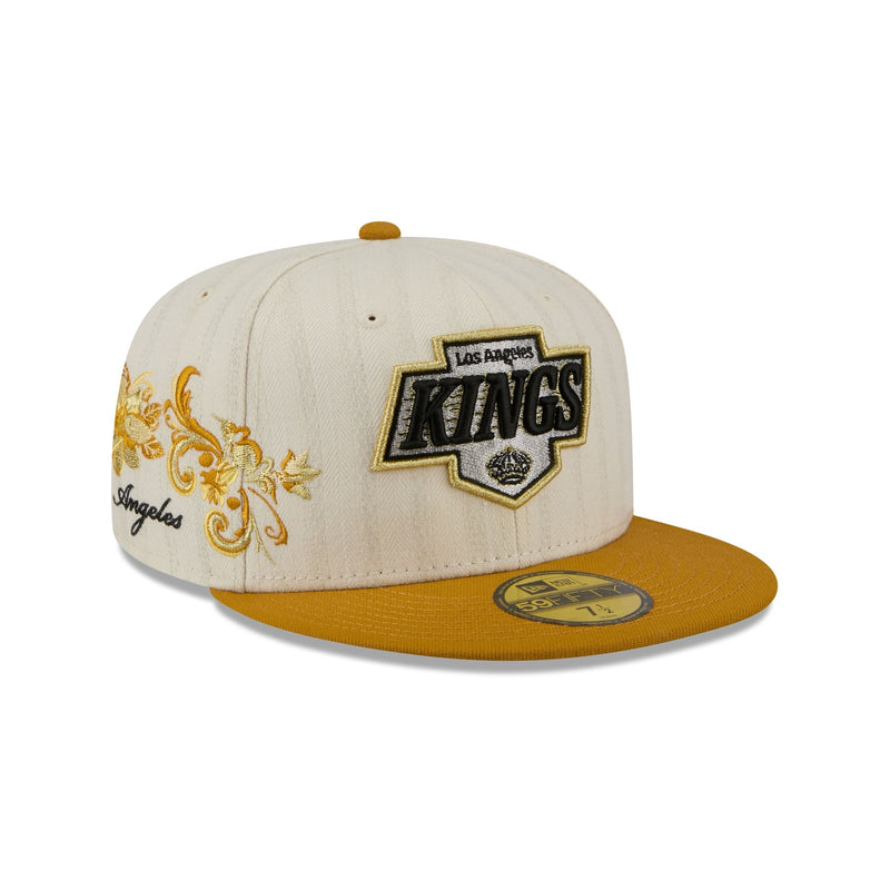 Los Angeles Kings Chrome Herringbone 59FIFTY Fitted Hat