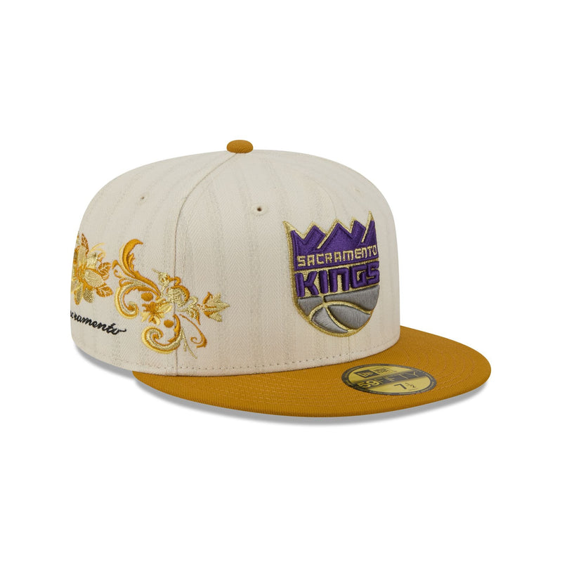 Sacramento Kings Chrome Herringbone 59FIFTY Fitted Hat