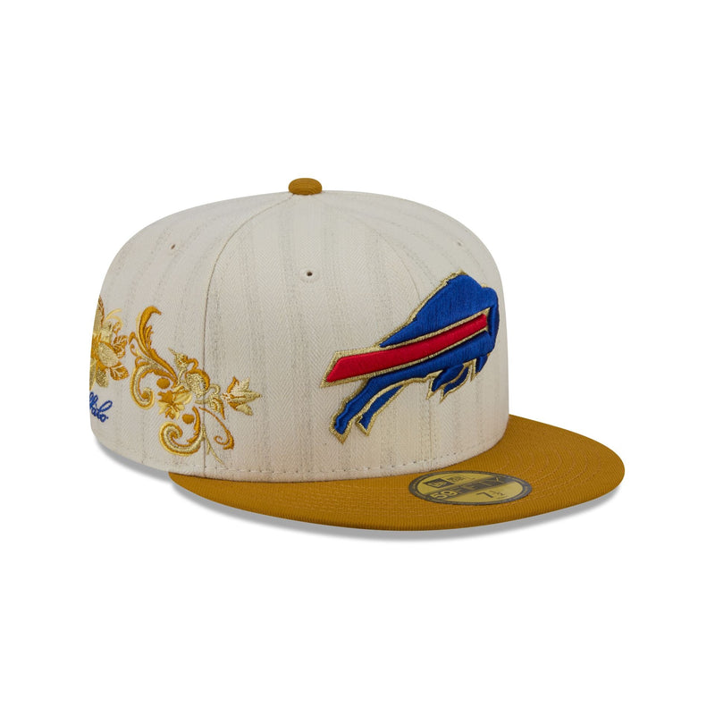 Buffalo Bills Chrome Herringbone 59FIFTY Fitted Hat