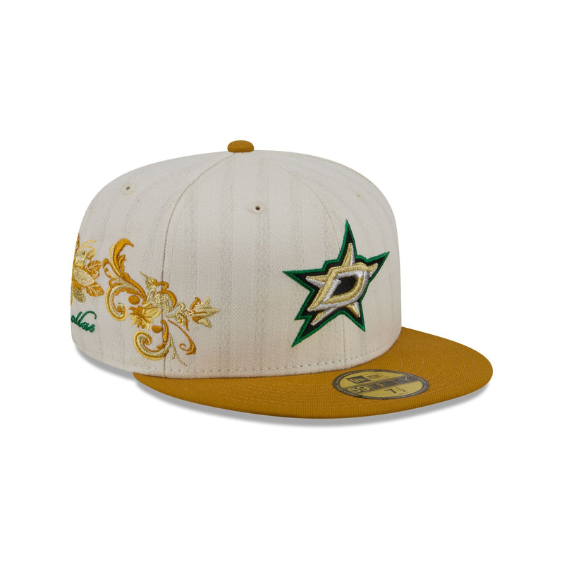 Dallas Stars Chrome Herringbone 59FIFTY Fitted Hat