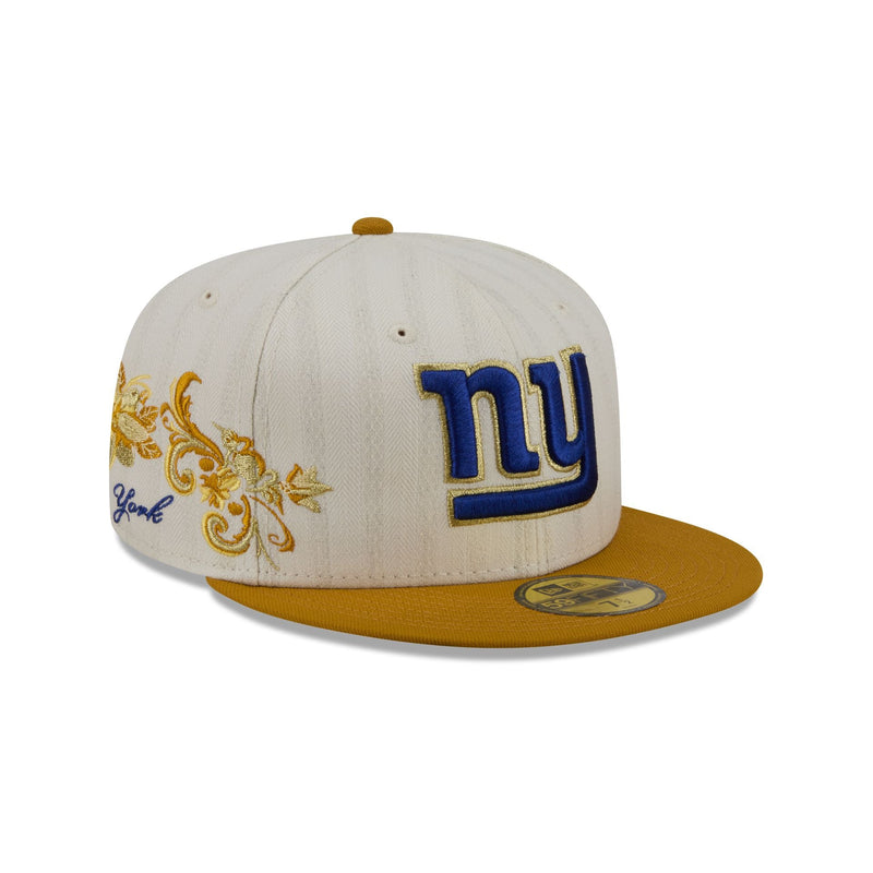 New York Giants Chrome Herringbone 59FIFTY Fitted Hat