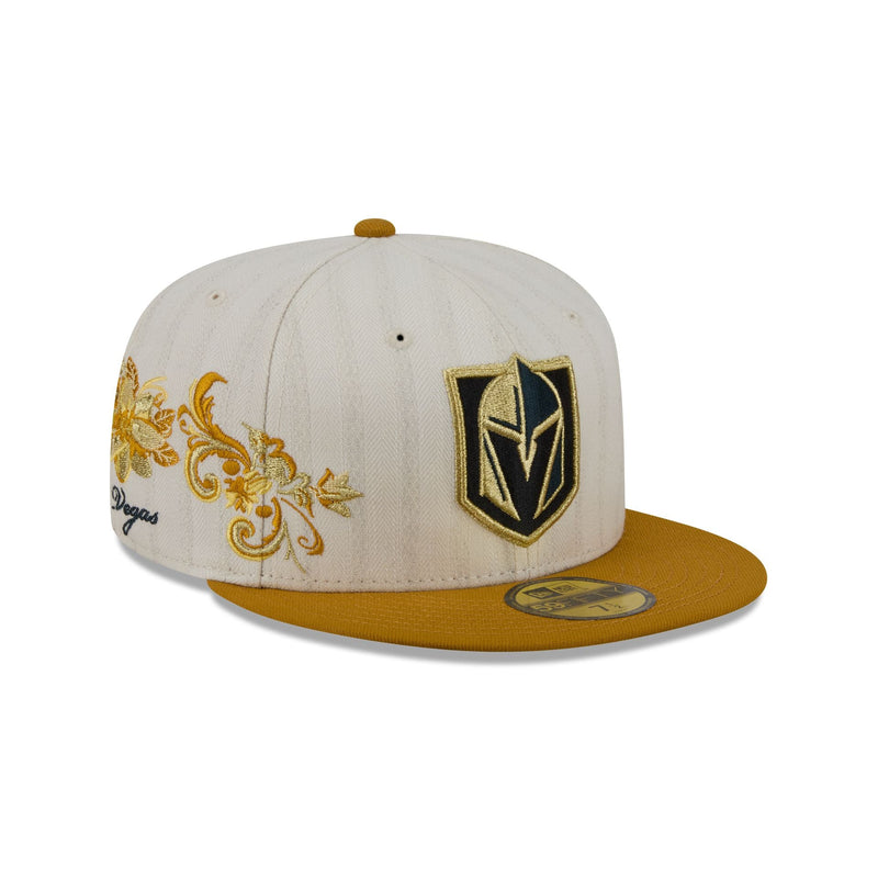 Vegas Golden Knights Chrome Herringbone 59FIFTY Fitted Hat