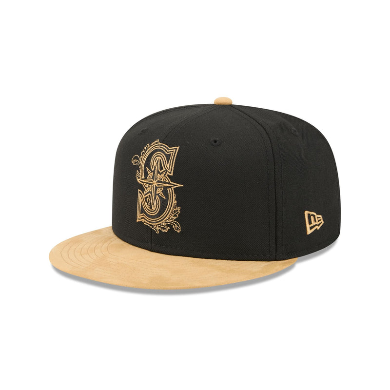 Seattle Mariners Black Wool 59FIFTY Fitted Hat