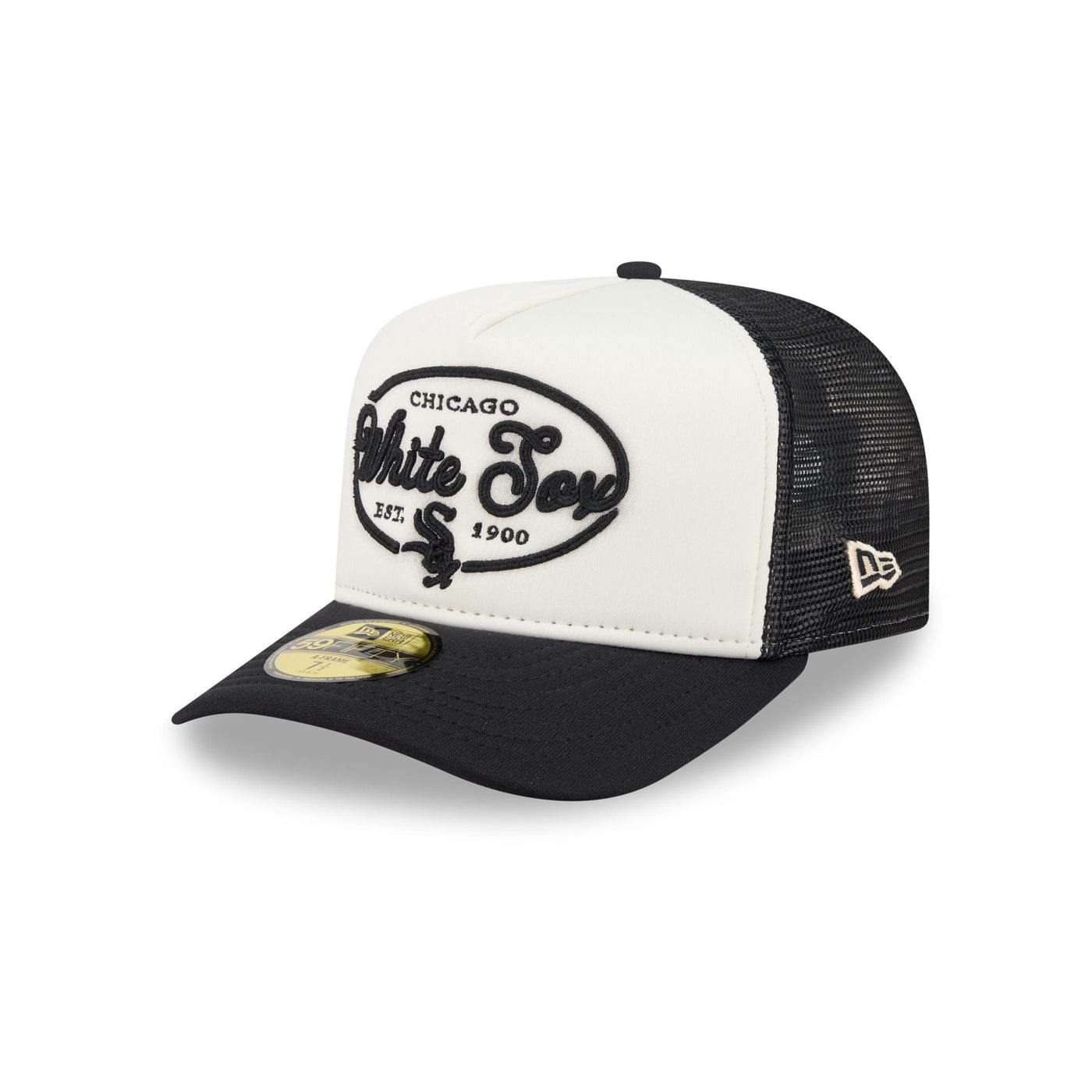 Chicago White Sox Chrome 59FIFTY Fitted Trucker Hat