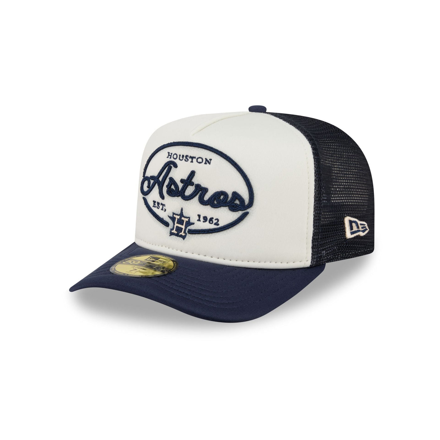 Houston Astros Chrome 59FIFTY Fitted Trucker Hat