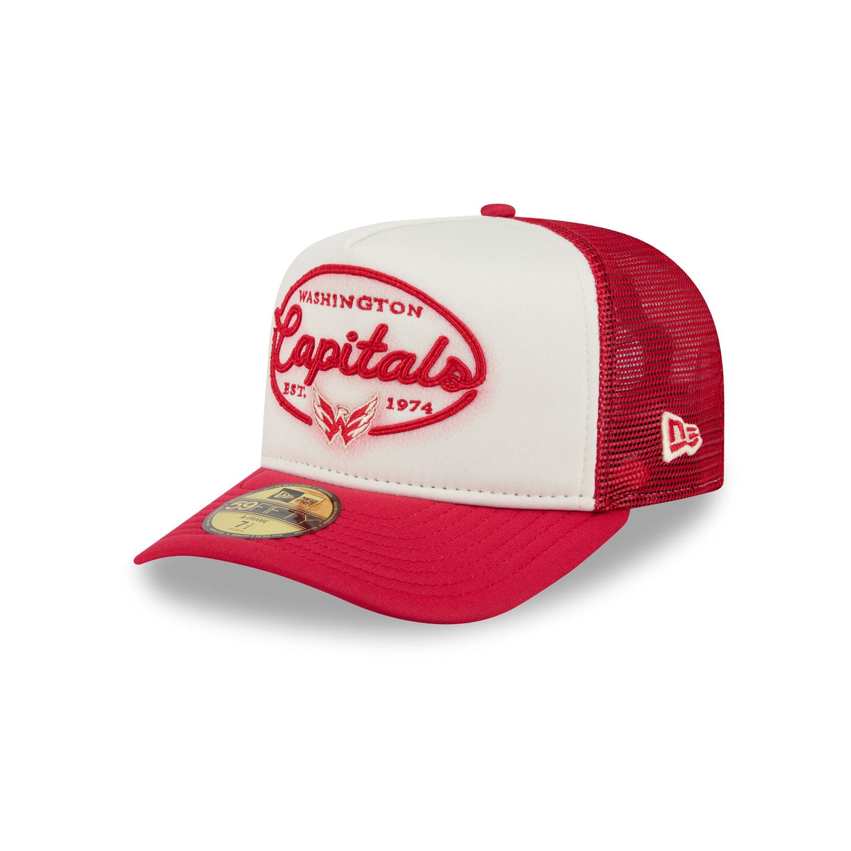 Washington Capitals Chrome 59FIFTY Fitted Trucker Hat