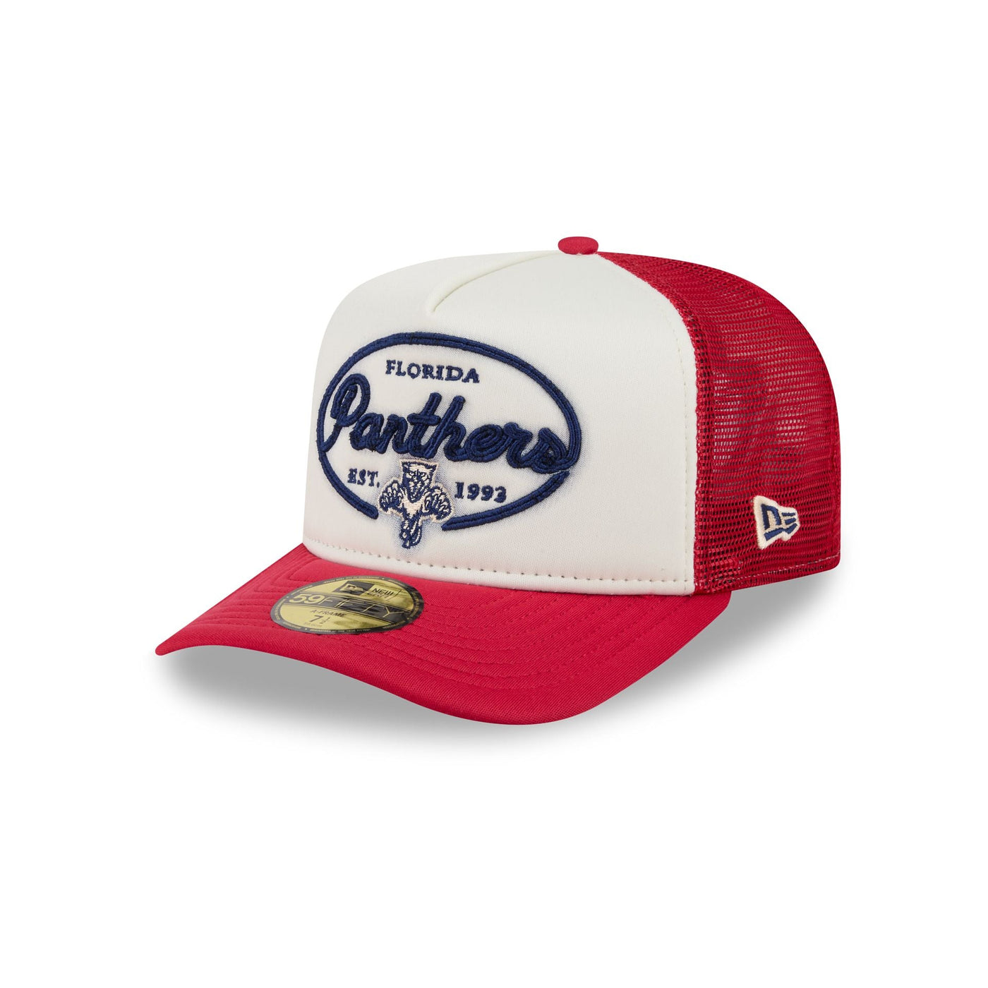 Florida Panthers Chrome 59FIFTY Fitted Trucker Hat