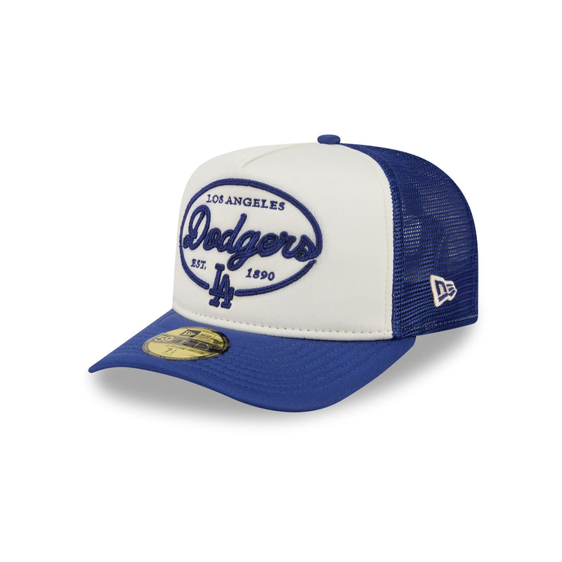 Los Angeles Dodgers Chrome 59FIFTY Fitted Trucker Hat