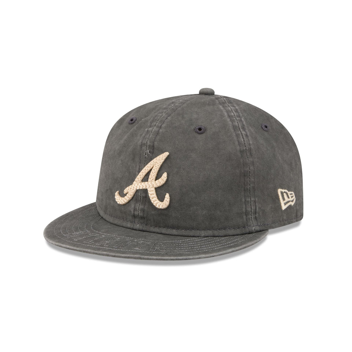 Atlanta Braves Visor Stitch Retro Crown 59FIFTY Fitted Hat