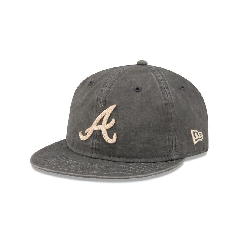 Atlanta Braves Visor Stitch Retro Crown 59FIFTY Fitted Hat