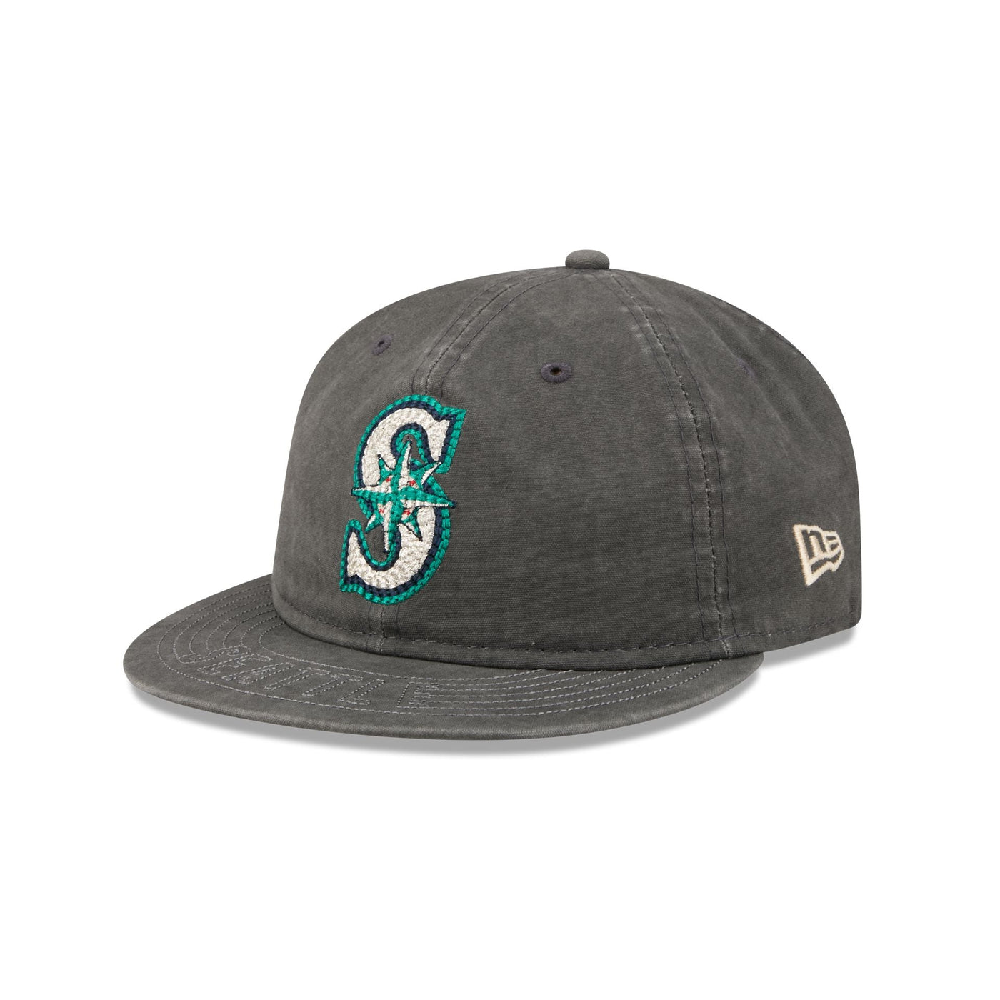 Seattle Mariners Visor Stitch Retro Crown 59FIFTY Fitted Hat