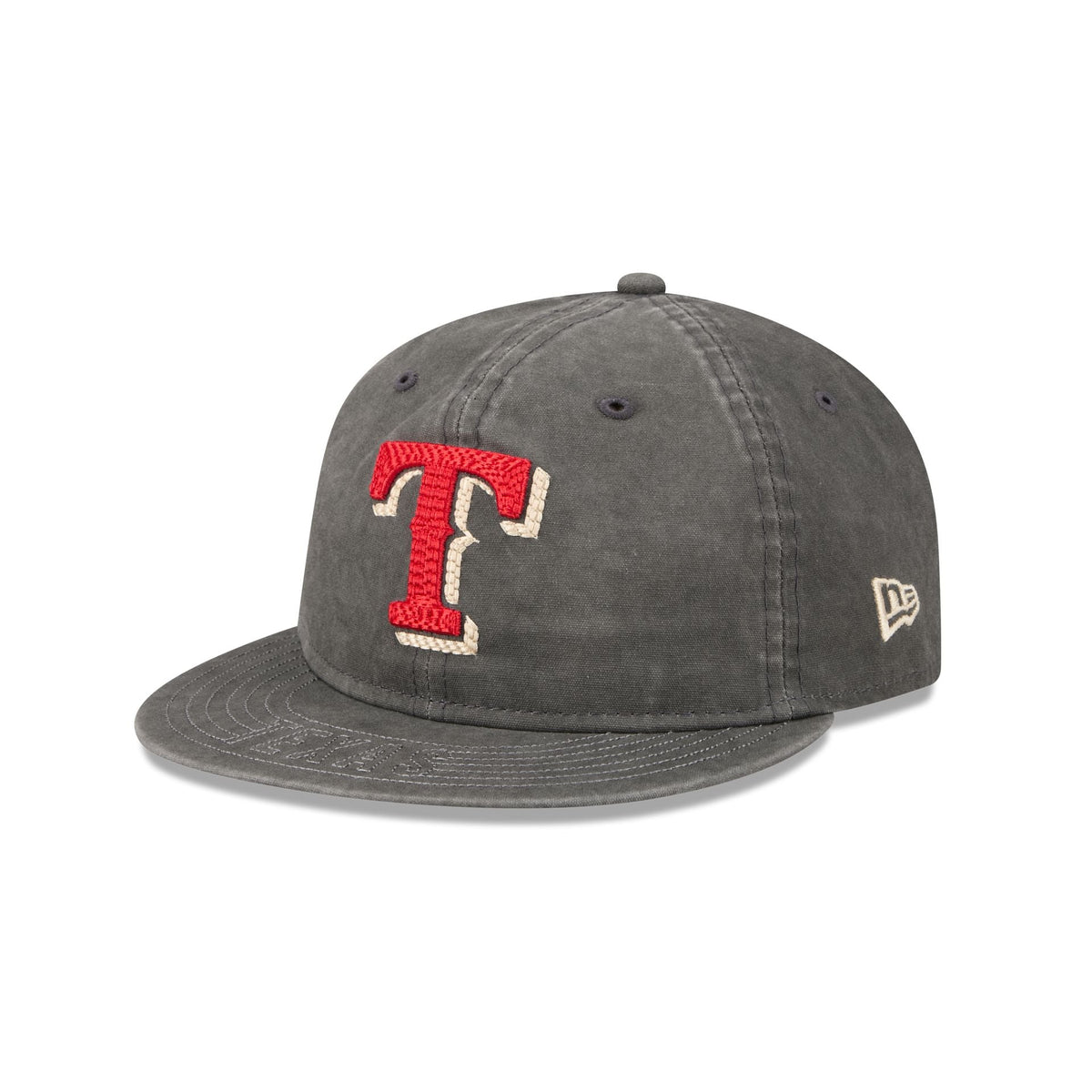 Texas Rangers Visor Stitch Retro Crown 59FIFTY Fitted Hat