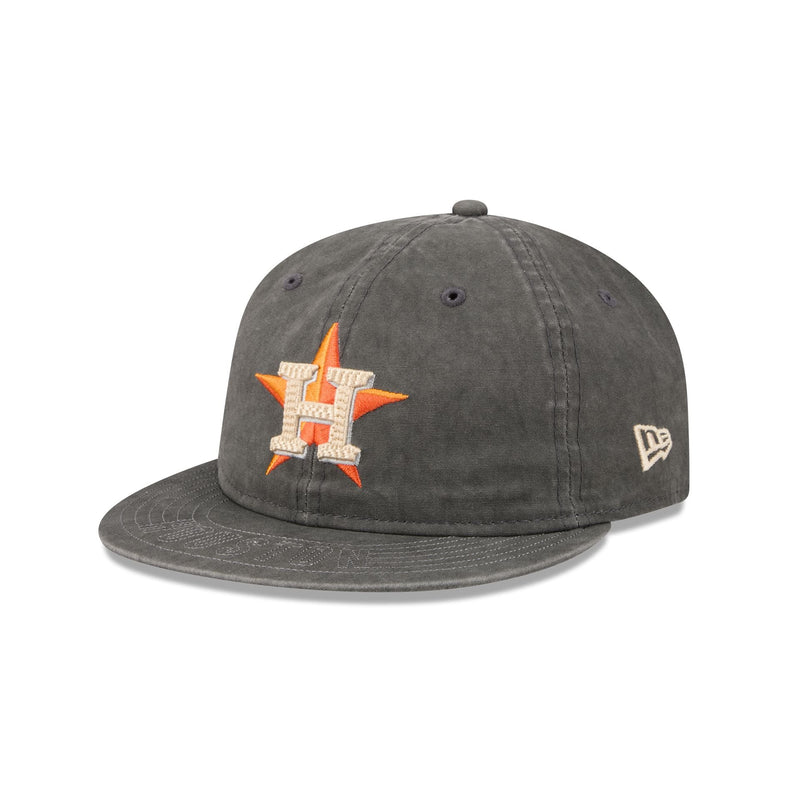 Houston Astros Visor Stitch Retro Crown 59FIFTY Fitted Hat
