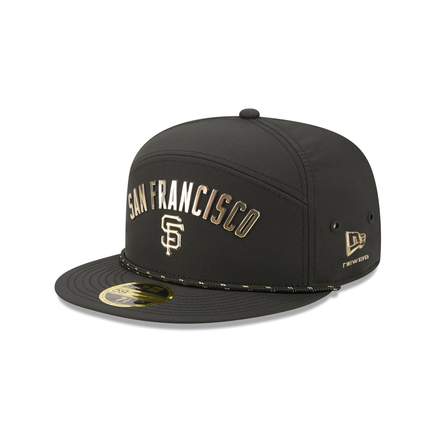 San Francisco Giants Gold Logo Rope Split Panel 59FIFTY Fitted Hat
