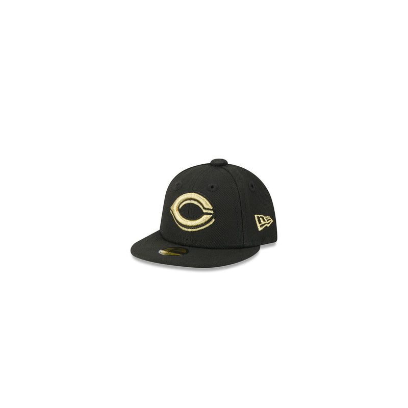 Cincinnati Reds Gold Logo Mini 59FIFTY Fitted Hat