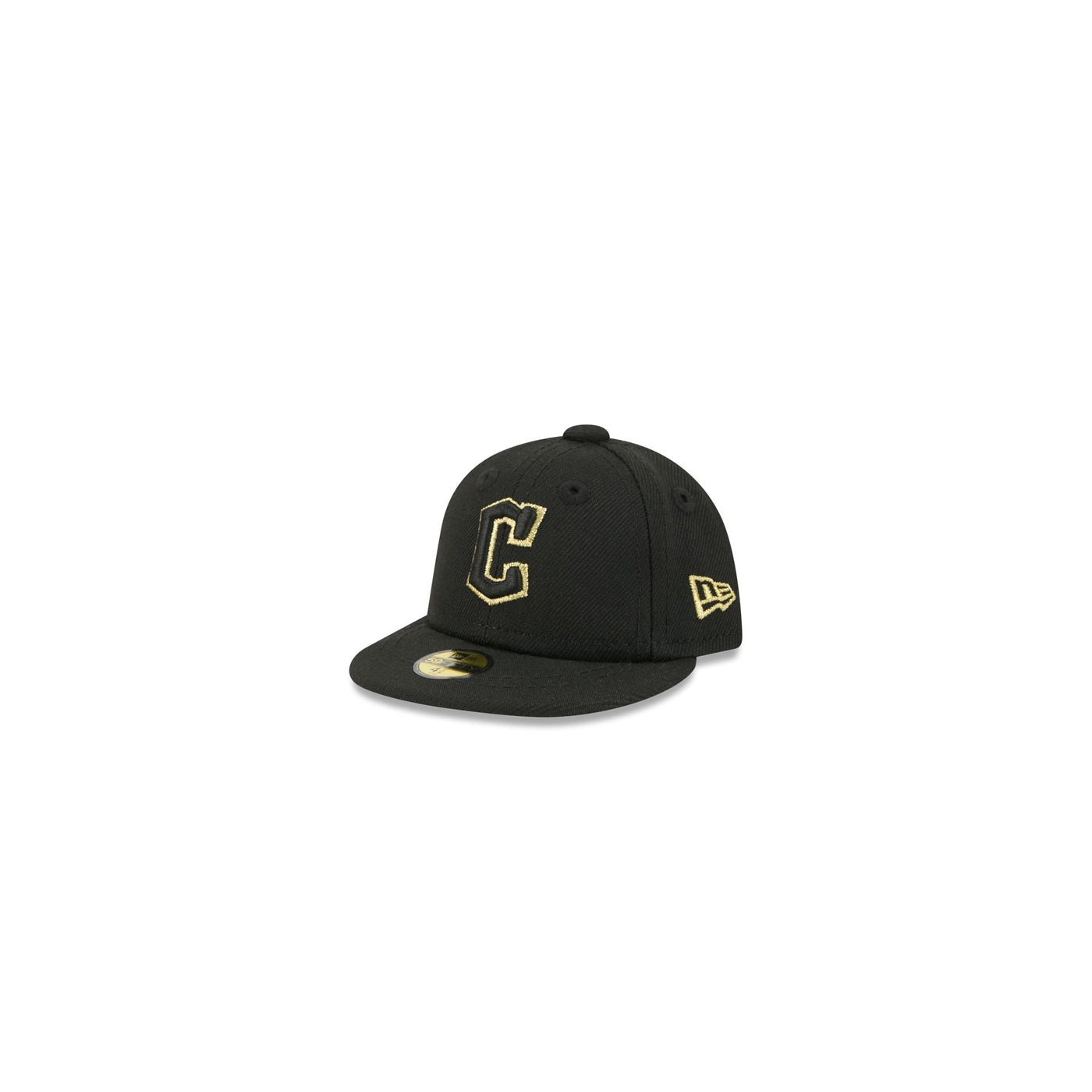 Cleveland Guardians Gold Logo Mini 59FIFTY Fitted Hat