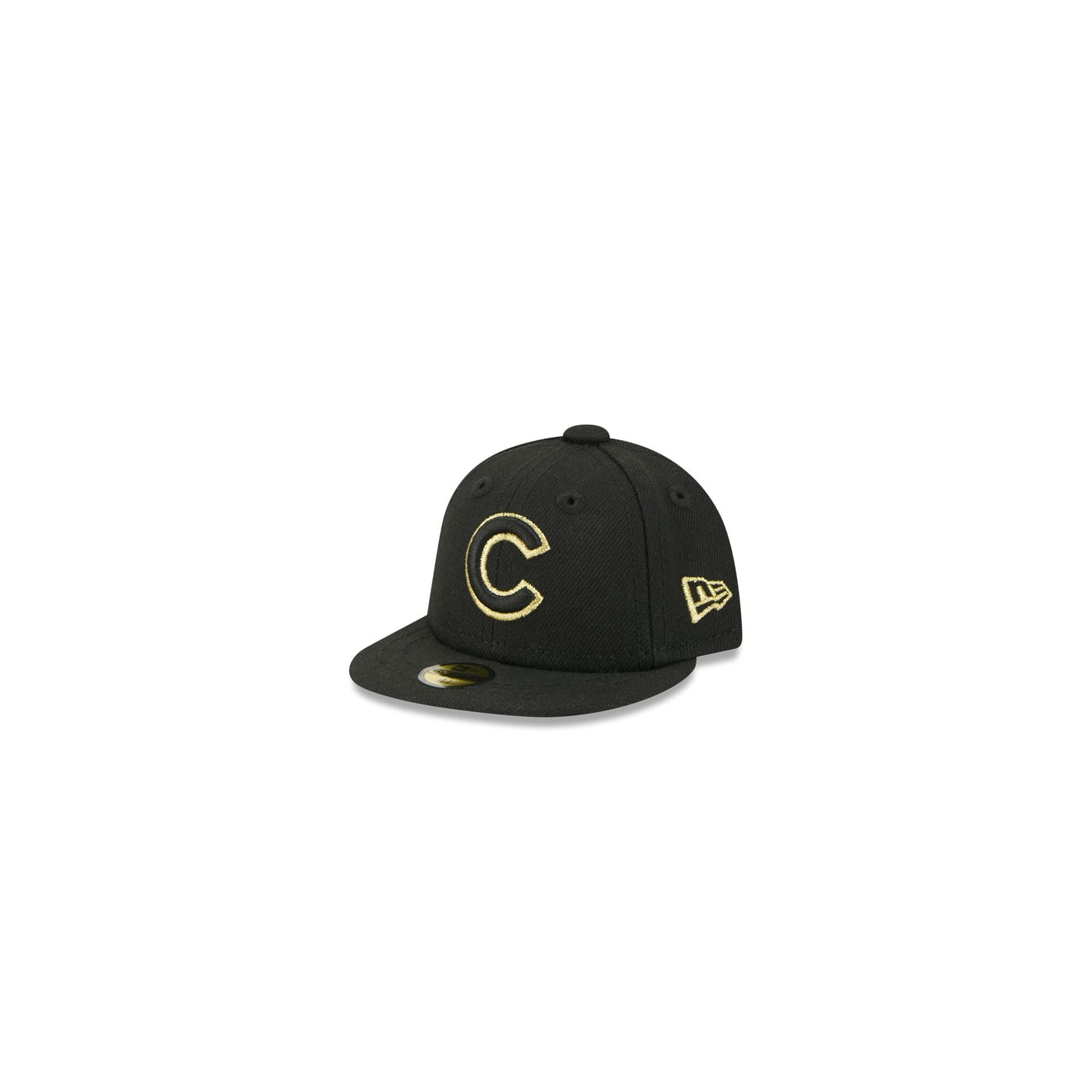 Chicago Cubs Gold Logo Mini 59FIFTY Fitted Hat