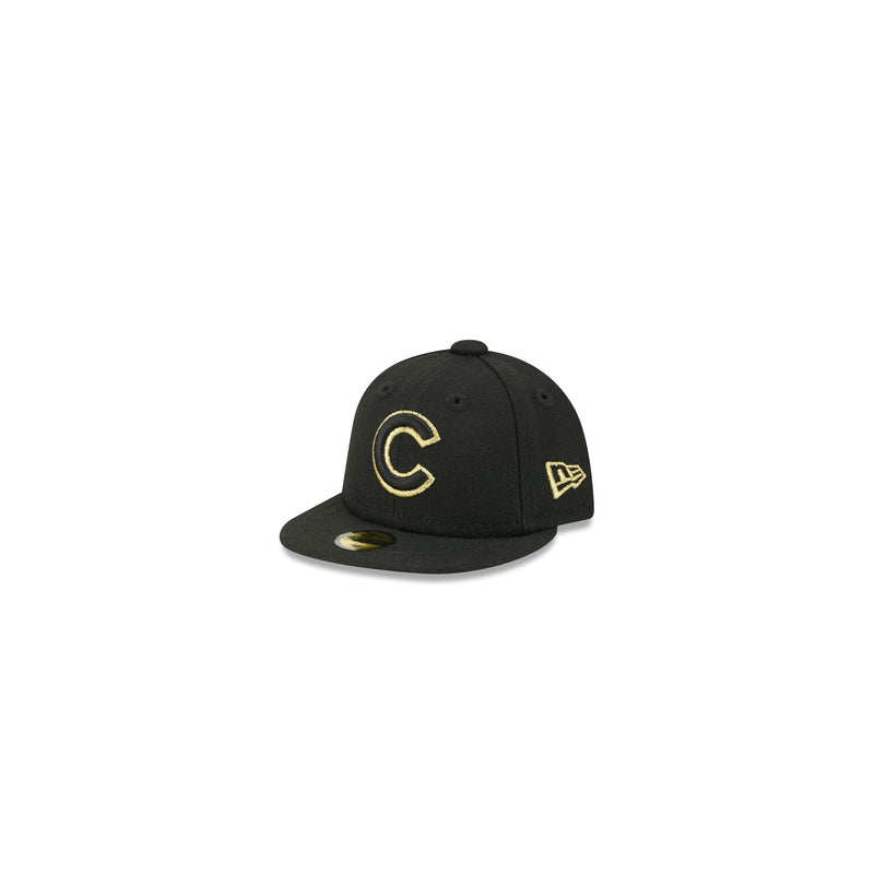 Chicago Cubs Gold Logo Mini 59FIFTY Fitted Hat
