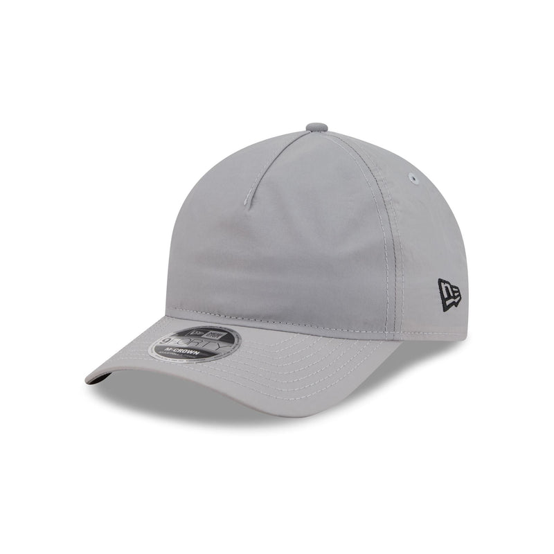 New Era Cap Black Platinum Tier Crinkle Nylon 9FORTY M-Crown A-Frame Snapback Hat