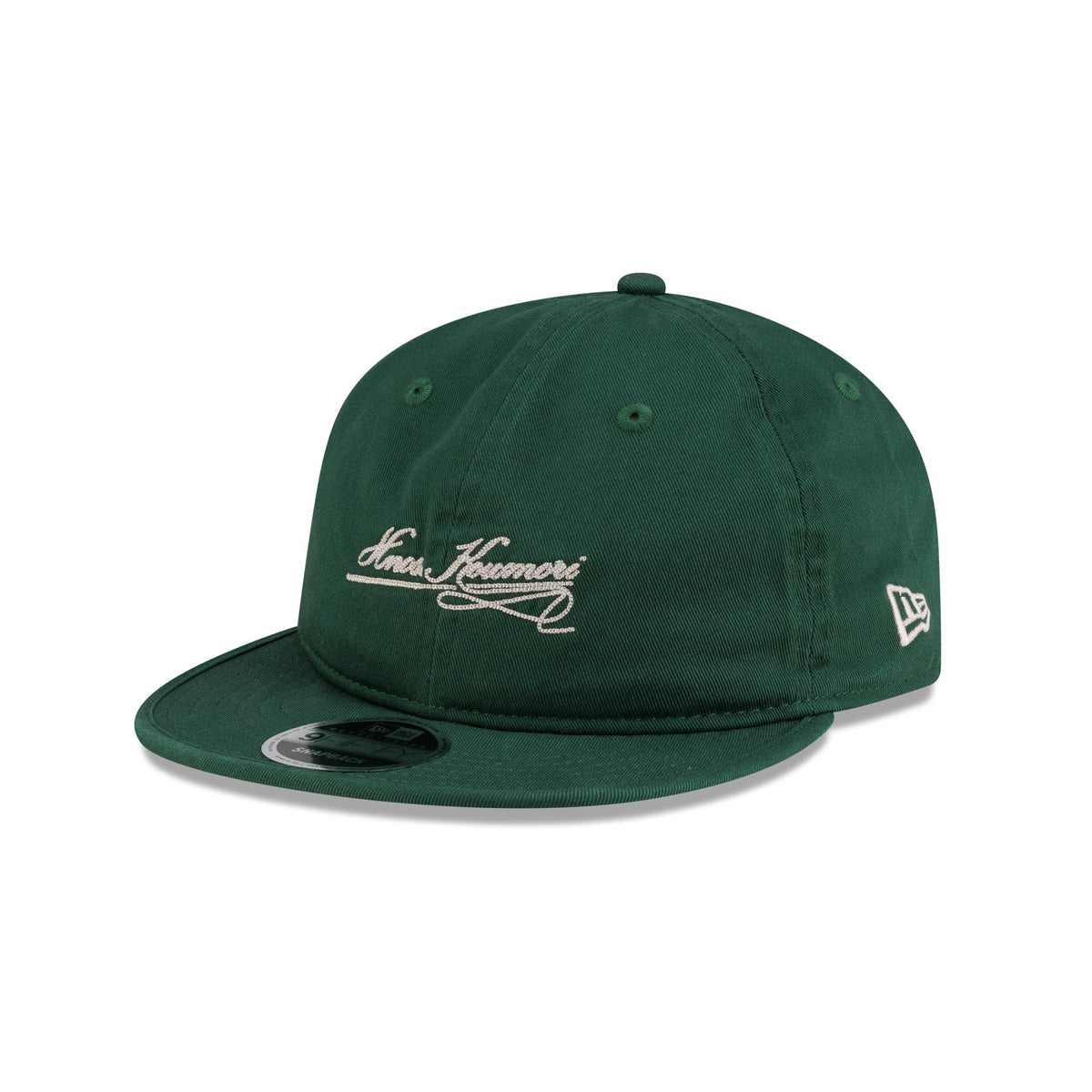 Hermanos Koumori Post Running High Script Green Retro Crown 9FIFTY Adjustable Hat