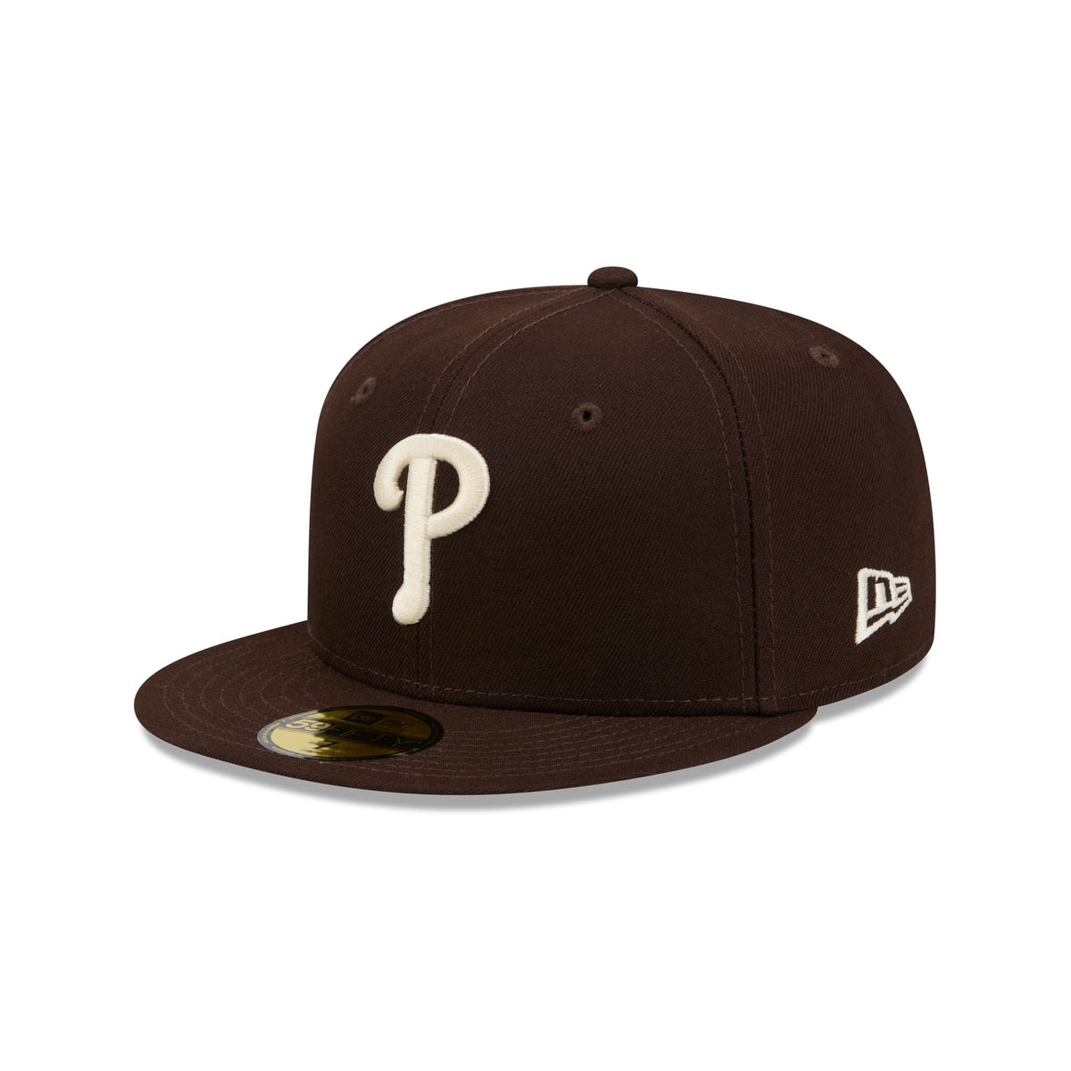 Philadelphia Phillies Brown Basic 59FIFTY Fitted Hat