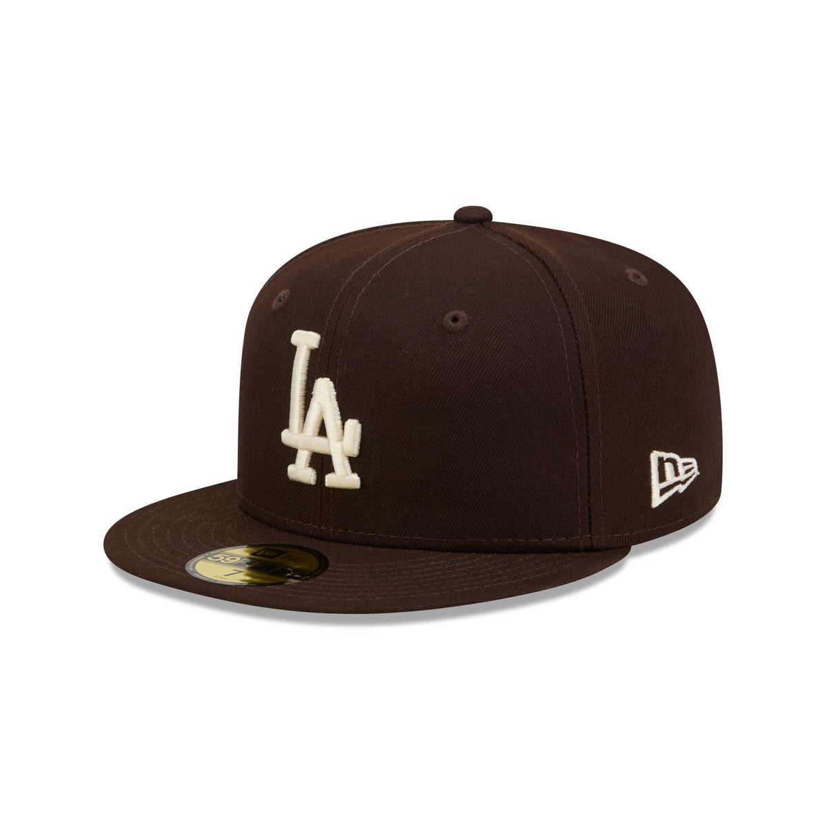 Los Angeles Dodgers Brown Basic 59FIFTY Fitted Hat