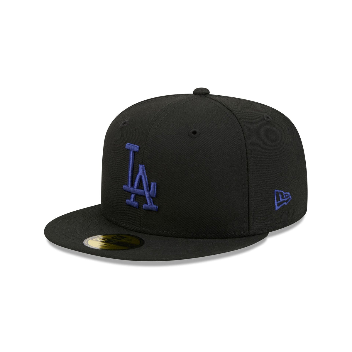 Los Angeles Dodgers Black Basic 59FIFTY Fitted Hat