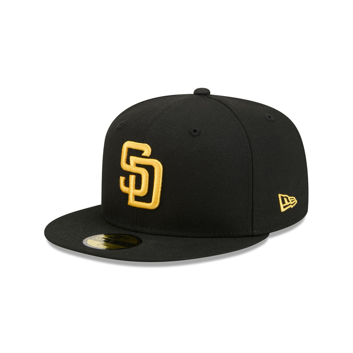 San Diego Padres Black Basic 59FIFTY Fitted Hat