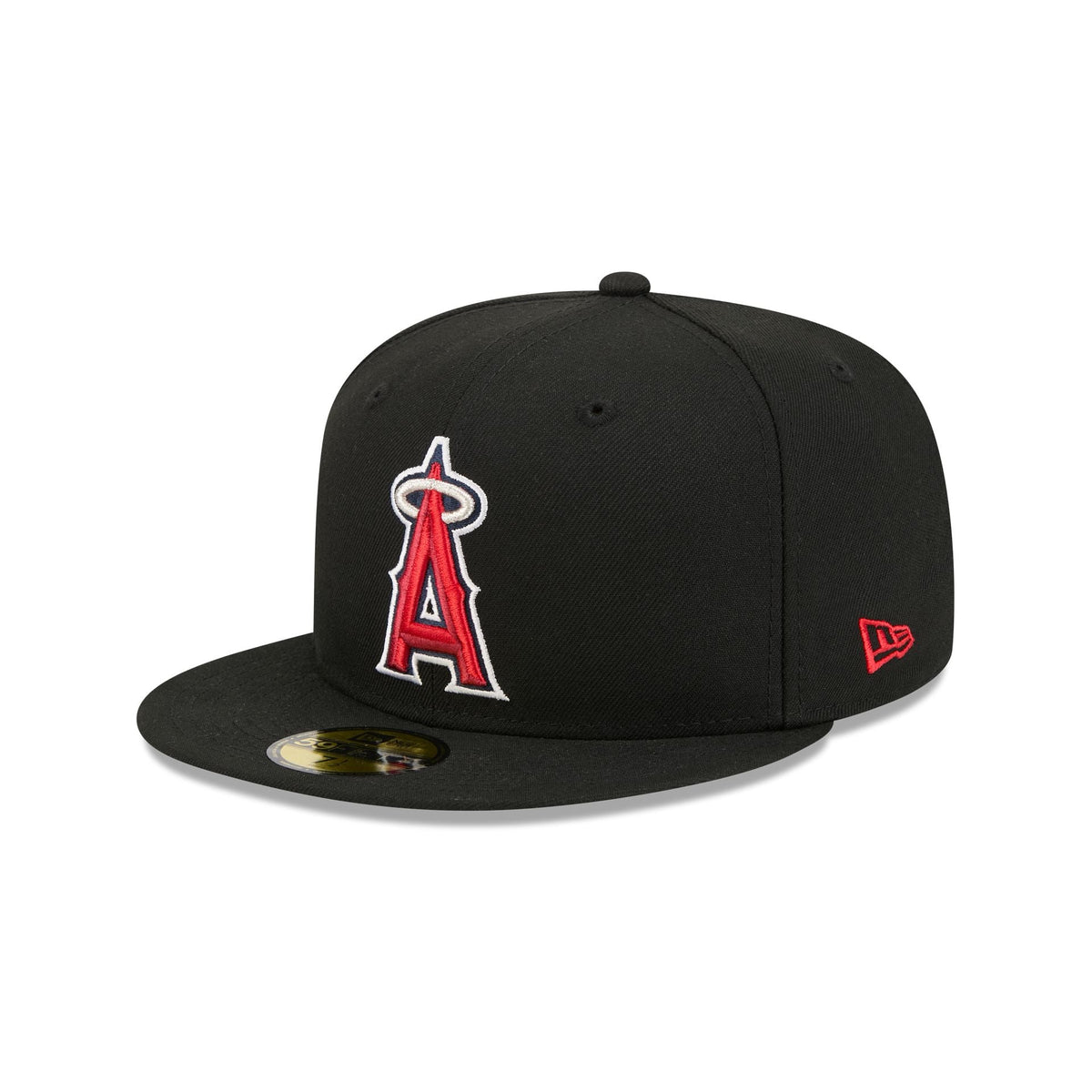 Los Angeles Angels Black Basic 59FIFTY Fitted Hat
