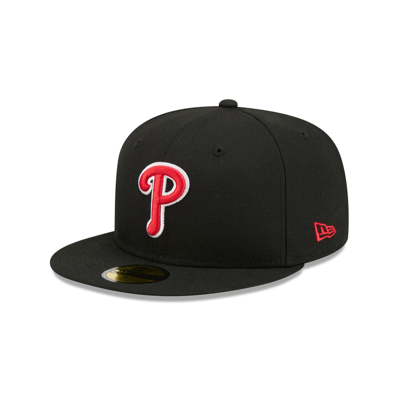 Philadelphia Phillies Black Basic 59FIFTY Fitted Hat