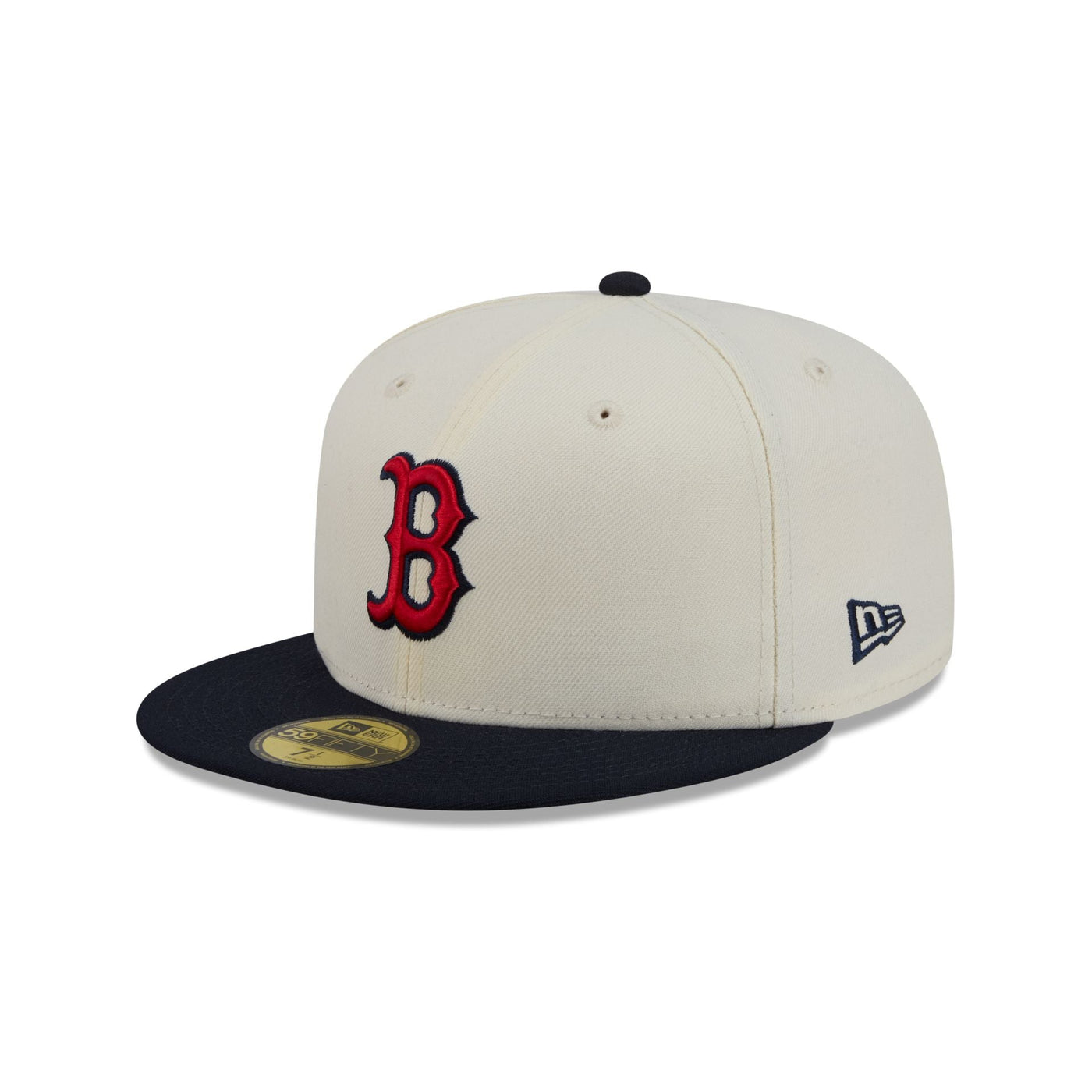 Boston Red Sox Chrome White Basic 59FIFTY Fitted Hat